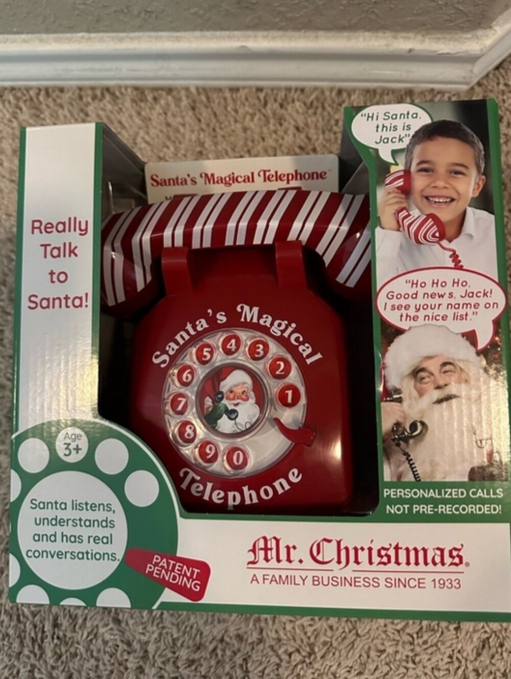 Santa's Magical Telephone - Red - Picture 2 of 5